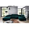 Corner sofa Elduaro R, Kronos 04, green, H90x345x202