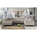 Corner sofa Eletto L, Cover 02, beige, H90x340x58