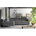 Corner sofa Elkairos L, Inari 96, gray, H95x265x200