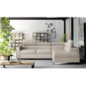 Corner sofa Elkairos R, Cover 02, beige, H95x265x200
