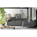 Corner sofa Elkairos R, Inari 96, gray, H95x265x200