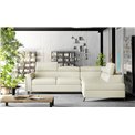 Corner sofa Elkairos R, Soft 33, beige, H95x265x200