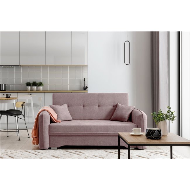 Sofa bed Elaine , Poco 101, pink, H75x155x105