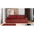 Sofa bed Elazaro , Dora 63, red, H92x247x97