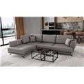 Corner sofa Elarde L, Softis 29, gray, H90x276x191