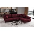 Corner sofa Elarde R, Velvetmat 25, purple, H90x276x191