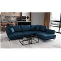 Corner sofa Elarde R, Savoi 40, blue, H90x276x191