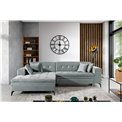 Corner sofa Elsolange L, Savoi 100, gray, H80x292x196