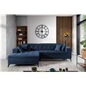 Corner sofa Elsolange L, Savoi 40, blue, H80x292x196