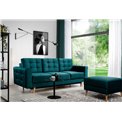 Sofa bed Elsgard , Monolith 37, green, H93x233x92
