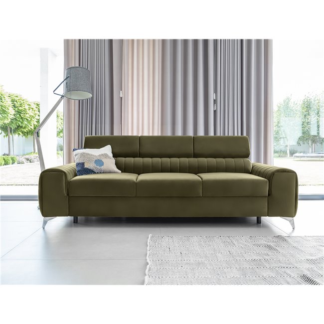 Sofa bed Elaurence , Nube 33, green, H105x261x97