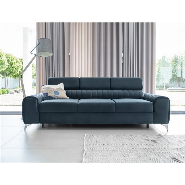 Sofa bed Elaurence , Nube 40, blue, H105x261x97