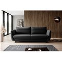 Sofa bed Elsilva , Flores 10, black, H90x236x95