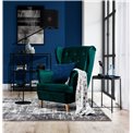 Armchair Elaros , Monolith 37, green, H103x85x90
