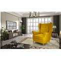 Armchair Elaros , Omega 68, yellow, H103x85x90