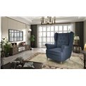 Armchair Elaros , Omega 86, blue, H103x85x90