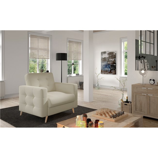 Armchair Elsgard , Soft 33, beige, H88x105x92