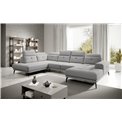 Corner sofa Elretan L, Gojo 4, gray, H107x350x205