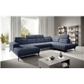 Corner sofa Elretan R, Poco 40, blue, H107x350x205