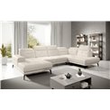 Corner sofa Elretan R, Softis 33, beige, H107x350x205