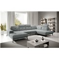 Corner sofa Elretan R, Vero 4, gray, H107x350x205