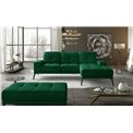 Corner sofa Eltorrenso R, Kronos 19, green, H98x265x53