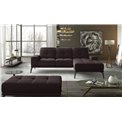 Угловой диван Eltorrenso R, Mat Velvet 29, коричневый, H98x265x53