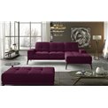 Corner sofa Eltorrenso R, Mat Velvet 68, purple, H98x265x53
