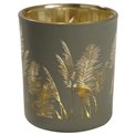 Glass stormlight Pampas Grass, H8xD7cm