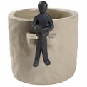Flower pot Figura, 13xD11xH10cm