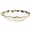 Decorative plate Martina 12, white/gold, 20x20x4cm