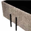 Bench with storage box Fabro S, beige, 35x73x33cm