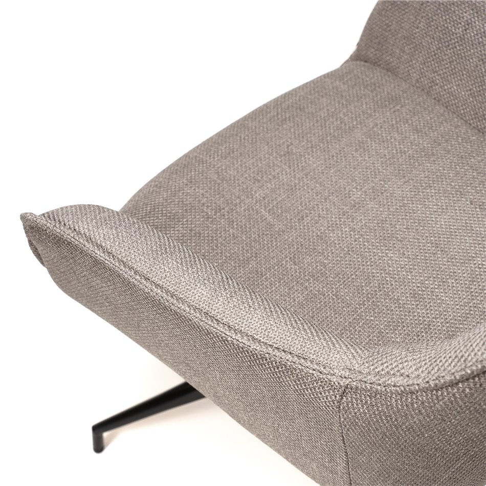 Armchair Tamarino, grey, 88x59x58cm, SH49cm