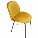 Dining chair Tammio, mustard, 88x58x46cm seat high 46cm