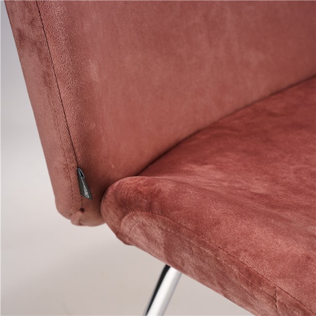 Dining chair Tammio, pink, 88x58x46cm seat high 46cm