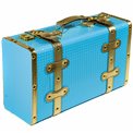 Wooden box Maritsa S, turquoise, 18x30x12cm