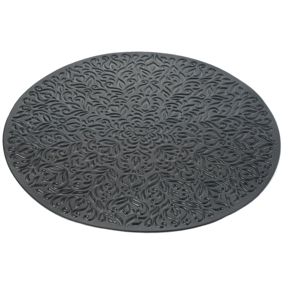 Placemat Acedo black, D38cm