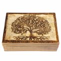 Декоративная деревянная коробка Tree L, 9x25x17.5cm