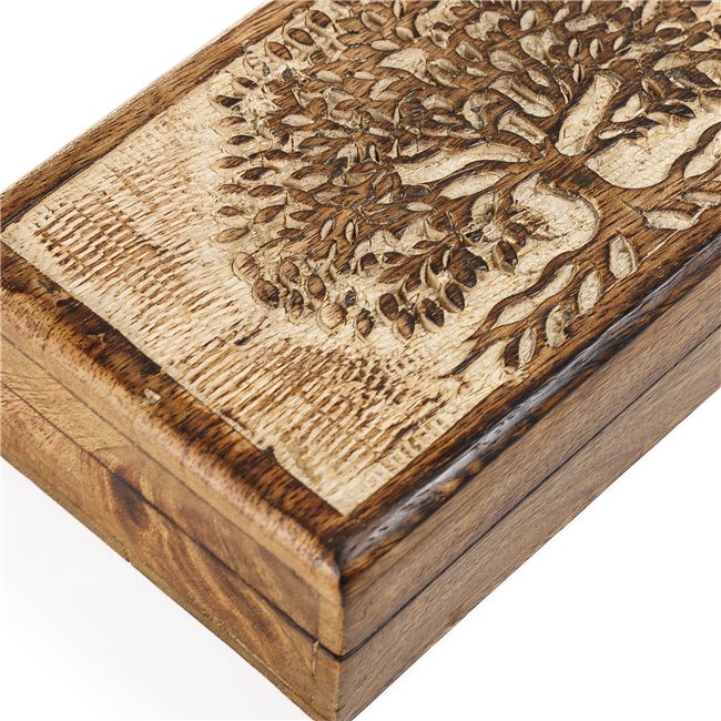 Wood box Tree S, 4x18x10cm