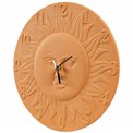 Sun clock, terracotta, D30cm
