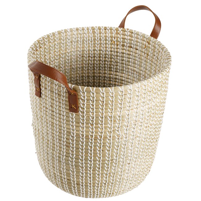 Корзина Blasket L, водоросли, D39/31xH39/46cm