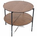 Coffee table Kemi, walnut, D63 H52cm