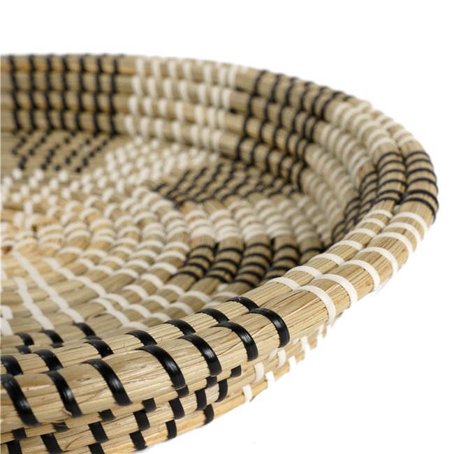 Tray Balluna, seagrass, D35xH5cm