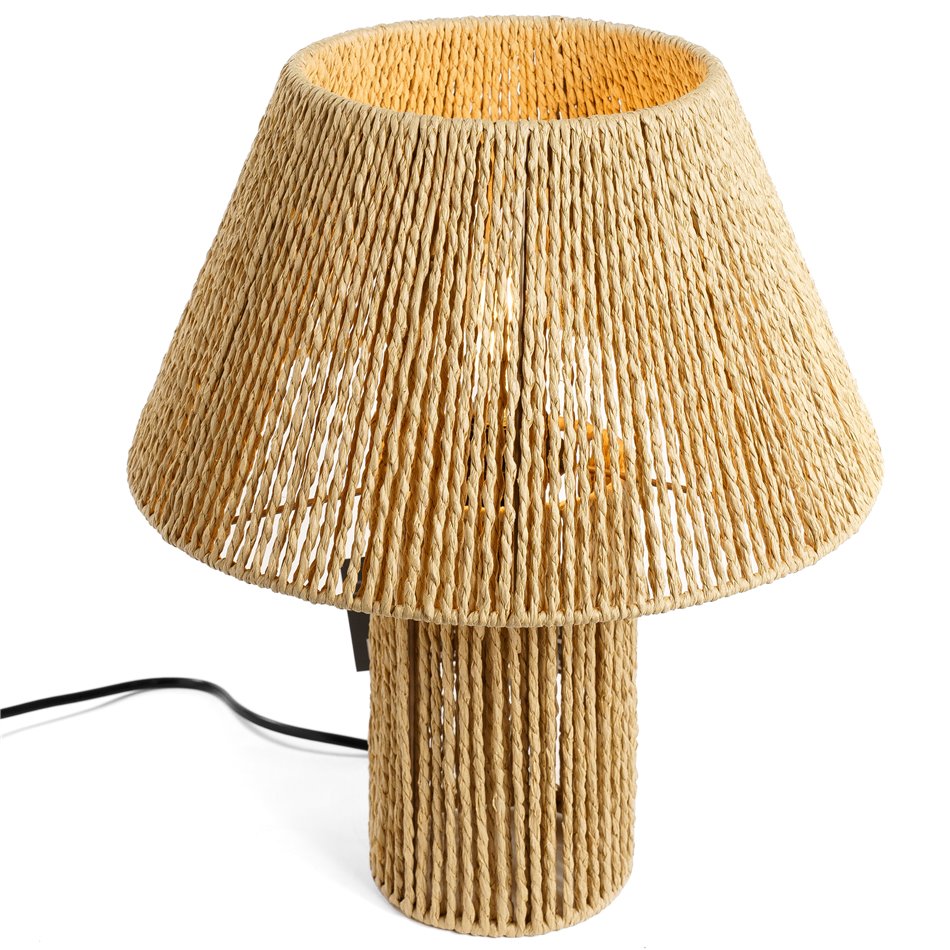 Table lamp Adria, natural, D32 H38cm