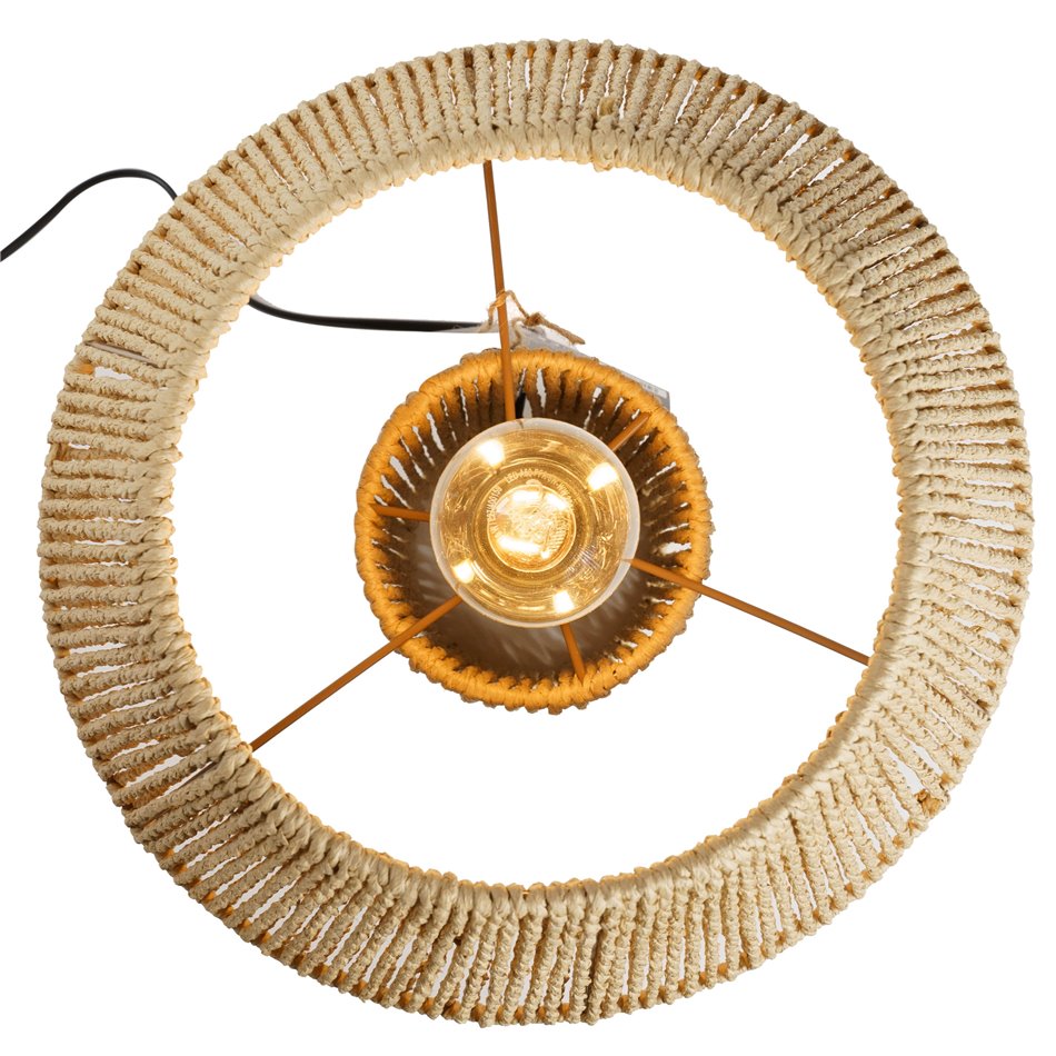 Table lamp Adria, natural, D32 H38cm