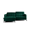 Corner sofa Elorelle L, Monolith 37, green, H105x225x160