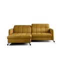 Corner sofa Elorelle L, Monolith 48, yellow, H105x225x160