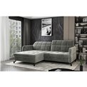 Corner sofa Elorelle L, Monolith 85, grey, H105x225x160