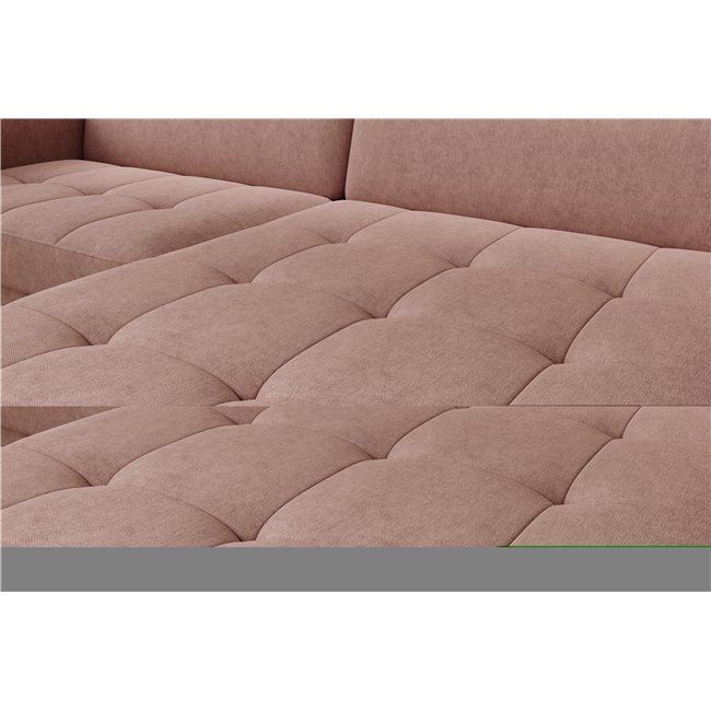 Угловой диван Elgomsi L, Raquel 24, лосось цвета, H100x228x165