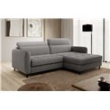 Corner sofa Elgomsi R, Raquel 04, grey, H100x228x165